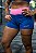 Shorts Diane Color Block Azul Sky - Imagem 1