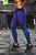 Legging Color Block Recortes Roxo - Imagem 2