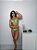 Biquini Asa Delta Canelado Verde Glam - Imagem 2