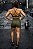 Shorts Skin Cós alto Military - Imagem 3