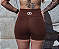 Shorts Versalhes Bolsos Castanho - Imagem 3