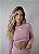 Cropped Manga Longa Pulse Soft Rosé - Imagem 1