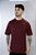 Camiseta Oversized Unissex Gym Marsala - Imagem 3