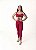 Legging Cós Alto Basic Red Violet - Imagem 1