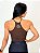 Cropped Canelado Shoulder Café - Imagem 2