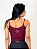 Cropped Canelado alcinha Cherry - Imagem 2