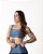 Top Barbara Canelado Blue Jeans - Imagem 1