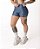 Shorts cós alto Barbara Canelado Blue Jeans - Imagem 1
