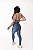 Legging Barbara Canelada Blue Jeans - Imagem 5