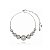 Pulseira com 10 bolinhas e com corrente ajustável - Imagem 1