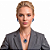 Conjunto Semijoia Colar Medalhão Oval e Brincos Ear Cuff Azul Safira em Ródio Negro - Imagem 1