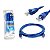 CABO DE REDE RJ45 CAT5E AZUL 10M EXBOM - Imagem 1