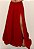 Vestido Longo Fluido Charlote Nana Marie Vestido de Festa Vermelho - Imagem 5