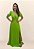 Vestido de Festa Verde Limão com Decote V Celine Nana Marie - Imagem 2