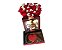 Cachepot de Rosas + Ferrero Rocher  ( 8 und ) ou Chocolate Importado - Imagem 1