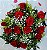 Buquê de Rosas Vermelhas ou Coloridas com 12 unds. - Imagem 4
