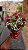 Buquê de 6 Rosas Coloridas ou Vermelhas - Imagem 3