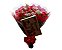 Buquê de 24 rosas Vermelho ou Colorido ; Com Ferrero ou Chocolate Importado - Imagem 1