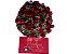 Buquê de 36 Rosas Vermelhas ou Coloridas com Ferrero Rocher  ( 8 unidades ) ou Chocolate Importado - Imagem 1