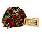 Buquê de 6 Rosas Vermelhas ou Coloridas com Chocolate Língua de Gato ou Ferrero Rocher 8 unidades - Imagem 1