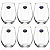 Jogo 6 Copos de Cristal Bohemia Mergus 560ml Água Whisky Drinks Original - Imagem 1