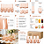 Kit 8 Copos De Vidro Apricot Damasco Suco Água Drink Damasco - Imagem 3
