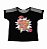 Blusinha Infantil Kiss Preta 6 a 14 anos - Imagem 1