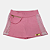 Kit Short Saia Rosa e Cropped Nozinho Cinza Infanto Juvenil - Imagem 6