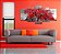 Quadro decorativo sala de jantar arvore vermelha - Imagem 4