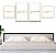 Kit 4 Quadros Decorativos  MDF Corte a Lazer - Imagem 1