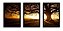 Quadro Decorativo Árvore Por Do Sol Sala e Quarto - Imagem 3
