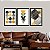 Quadro Abstrato Sala Geométrico Ton Amarelo 120x60 - Imagem 3