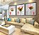 Quadro Mosaico Decorativo Flores Tulipas Sala Quarto 180x60 - Imagem 1