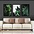 Quadro Folhas Verdes  Moldura 120x60cm - Imagem 1