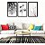 Quadro Decorativo Árvore Flores Preto E Branco Minimalista - Imagem 5