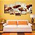 Quadro Decorativo 129x63 Sala Quarto Flores Aquarela - Imagem 3