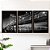Quadro Decorativo Moldura  Jogo 3 Peças Golden Gate - Imagem 1