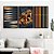 Quadro Decorativo Moldura Jogo Sala Quarto Triângulos Marrom - Imagem 2