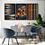Quadro Decorativo Moldura Jogo Sala Quarto Triângulos Marrom - Imagem 3