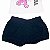 Conj. Blusa Short Backyardigans Uni Branco Marinho - Imagem 3