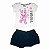 Conj. Blusa Short Backyardigans Uni Branco Marinho - Imagem 1