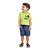 Conjunto Infantil Menino Camiseta Bermuda Paradise Barquinhos Limão - Imagem 1