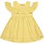 Vestido Infantil Laise Babadinhos siciliano Amarelo - Imagem 2