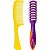 Escova Condor Fluors Desembaraça Cabelo Molhado Escova Pente Fluorescente Cores Sortidas - Imagem 3