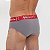 Cueca Slip Max Compress Cinza/Vermelho - Imagem 3