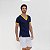 Camiseta Gola Retilínea Marinho - Imagem 2