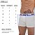 Cueca Box Sem Costura Lateral Branco E/ Vermelho - Imagem 6