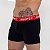 Cueca Box Sem Costura Lateral Preto E/ Vermelho - Imagem 2