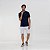 Camisa Polo C/ Elastano Botão Azul - Imagem 8