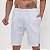Bermuda Moletom C/ Bolso Chapado Branco - Imagem 2